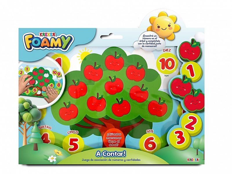 FOAMY ENCASTRE: A CONTAR MANZANAS KREKER